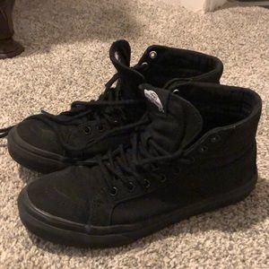 High Top Black Vans